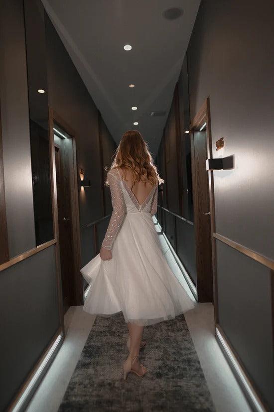 Open-Back Modern Bow Satin Mermaid Princess Vestido De Novia Wedding Dress Simple Court Train Bridal Gown Satin