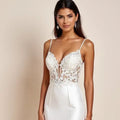 Sexy Mermaid Wedding Dress with a Luxurious and Elegant Aesthetic