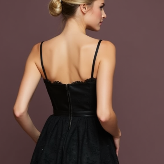 Timeless Black Evening Dress and Prom Dress with a Simple Silhouette for an Effortless Style