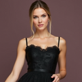 Timeless Black Evening Dress and Prom Dress with a Simple Silhouette for an Effortless Style