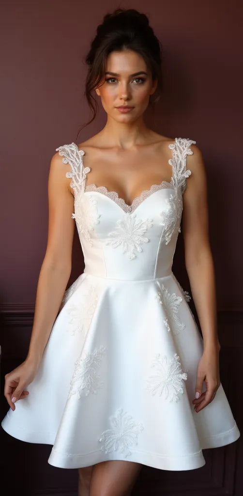 Mini Wedding Gown for Trendy Brides Looking for Something Unique