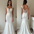 Mermaid Wedding Dress with a Regal Train for a Royal-Inspired Look