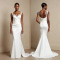 Mermaid Wedding Dress with a Dramatic Fishtail for a Bold Bridal Look
