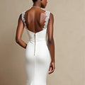 Mermaid Wedding Dress with a Dramatic Fishtail for a Bold Bridal Look
