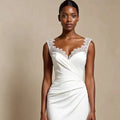Mermaid Wedding Dress with a Dramatic Fishtail for a Bold Bridal Look