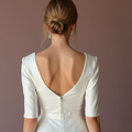 Elegant White Princess Wedding Dress with Lace Appliqué and a Flowing Ball Gown Skirt