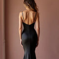 Black Wedding Dress with a Dramatic Silhouette for an Elegant Look