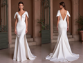Romantic A-Line Wedding Gown with a Sheer Bodice for a Soft Look