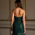 Stunning Evening Dress and Prom Dress with a Plunging Neckline for a Bold Look
