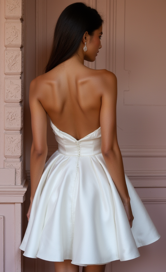 Boho Mini Short Wedding Dress with Fringe Details for a Unique and Free-Spirited Look